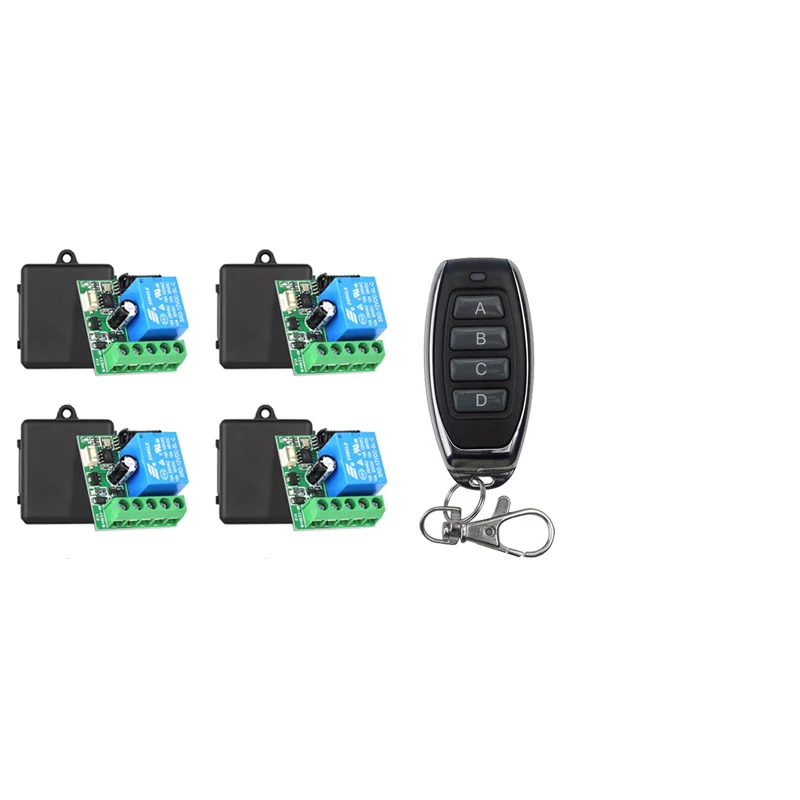 433 МГц DC12V 1CH 1Channel 10A Релейный переключатель дистанционного управления