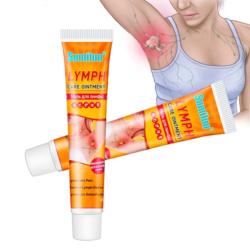

1pcs Lymphatic Detox Ointment Hot Neck Anti-Swelling Herbs Cream Lymph Cream Medical Plaster Body Relaxation Health Care