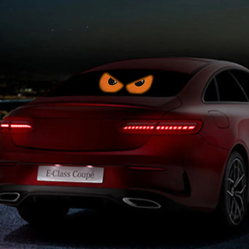 Мигающий светодиодный декоративный светильник для лобового стекла автомобиля