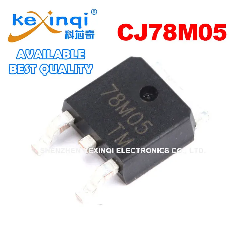 

Оригинальный регулятор напряжения CJ78M05 CJ78M06 CJ78M09 CJ78M12 CJ78M15 SMD CJ78M05/TO-252, 5 шт.