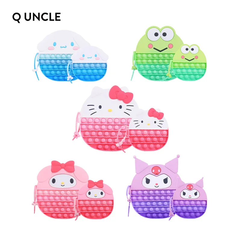 

Новинка 2023, оригинальные периферийные устройства Sanrio Cinnamoroll, последняя мышь, потерянная мышь, разминающий музыкальный силиконовый пресс, му...