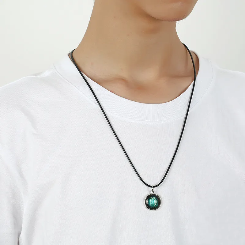 Стеклянный кулон галактика 12 созвездий SANGSY