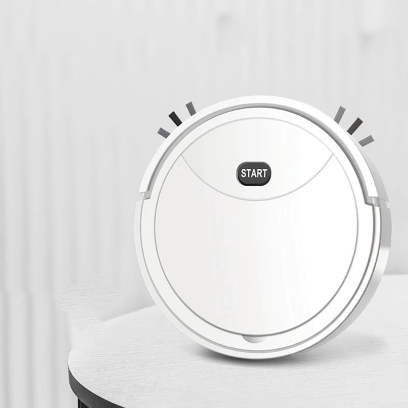 

3-In-1 Wet and Dry Robot Vacuum Cleaner Mopping Dust Vacuuming Rechargeable Electric Sweeper Smart Floor Cleaner