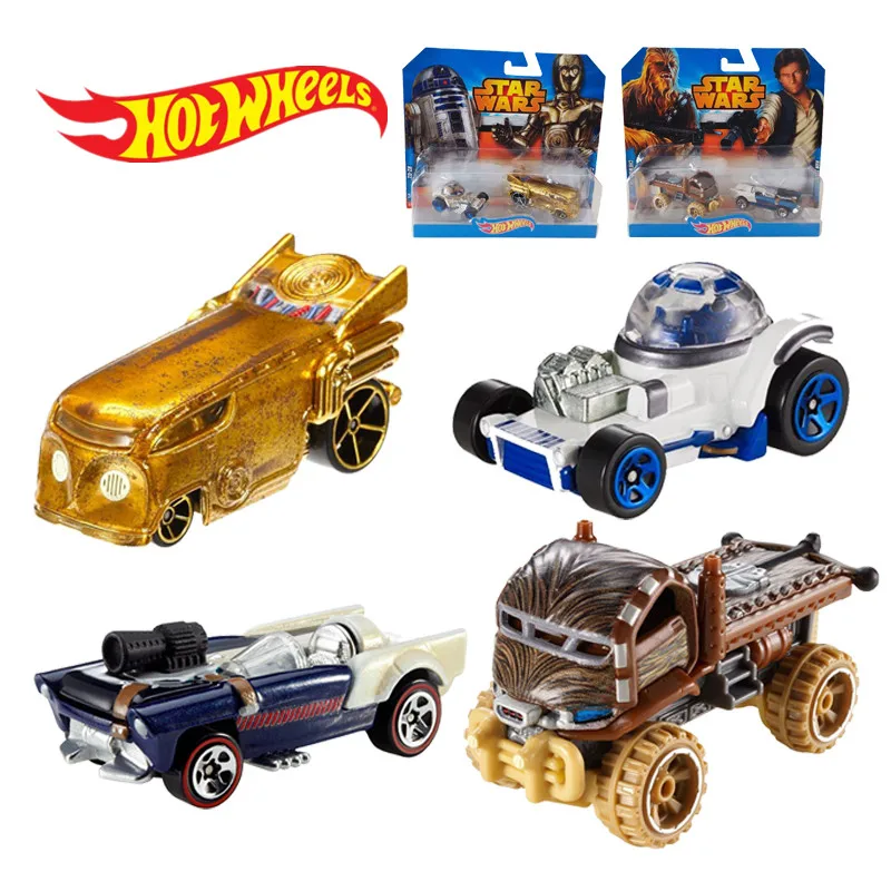 

Original Hot Wheels Collectors Sports Car Star Wars Character Cars Two-Pack Toy Diecast 1:64 Model Collection Kids Toys CGX02