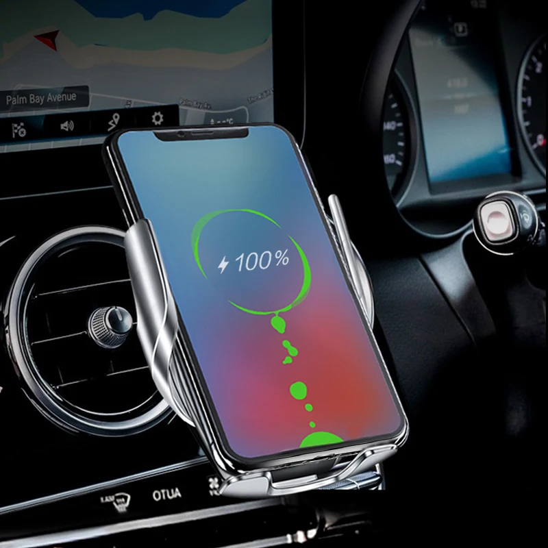 

Wireless Charger Car Phone Holder Magnetic Cell Mobile Phone Mount Stand in Car For Audi A1 A3 2022 Q3 2020 Q5 A6 A4 2021 A5 A7