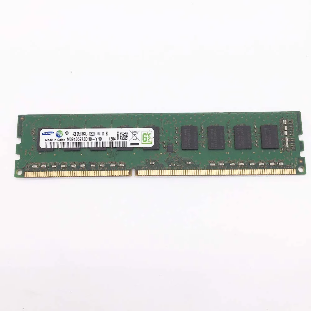 

Память SDRAM DDR3 4 Гб 10600E M391B5273FHO-DH9 2Rx8 ОЗУ для настольного компьютера подходит для Sumsung 10600E-4G
