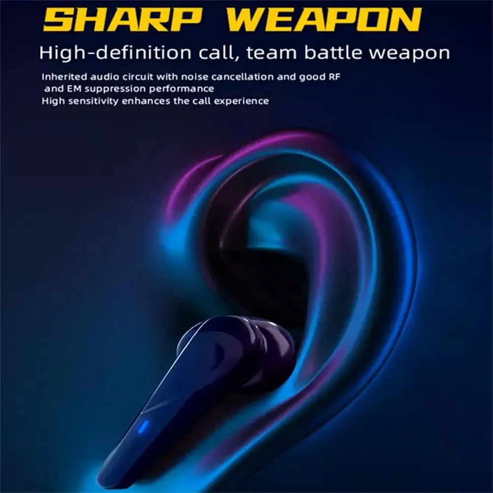 Tws-наушники Bluetooth с шумоподавлением Беспроводные наушники Спортивная игровая