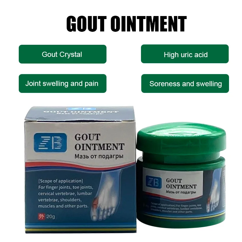 

3Pcs Gout Ointment Treatment Chronic Arthritis Rheumatism Orthopedics Cream Relief Waist Knee Finger Sore Plaster Health Care