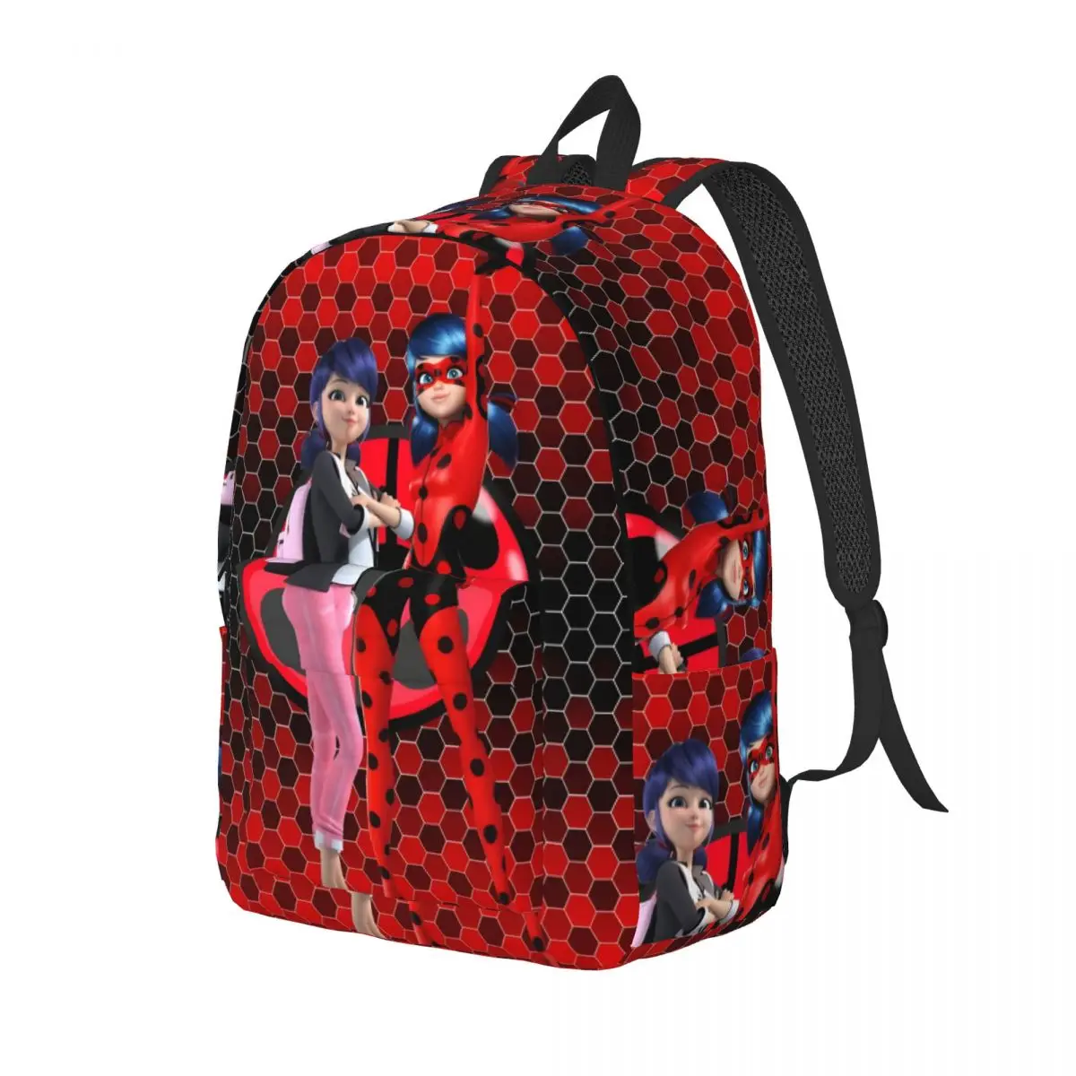 Miraculous Ladybug2 Модный и авангардный удобный студенческий рюкзак с принтом для