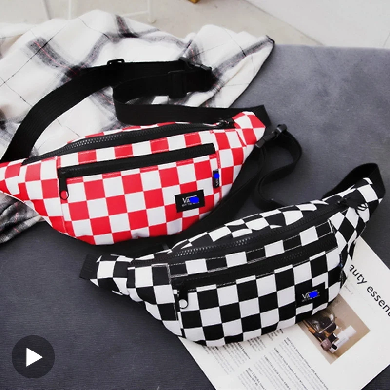 

Fanny Waist Bag Pack For Men Women Belt Pouch Belly Banana Male Ladies Kangaroo Bum Hip Canvas Sachet Mobile Phone Waistbag Side