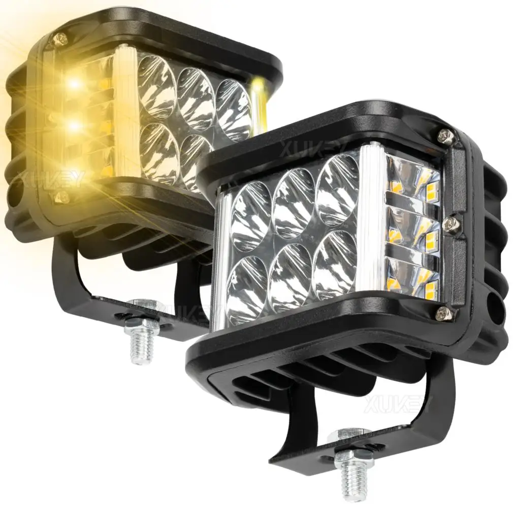 

Стробоскоп 2x4 дюйма, планшетофон с фонариками, фонарь для внедорожника, фонарь для экстренного вождения, фонарь для грузовика, лодки, внедорожника