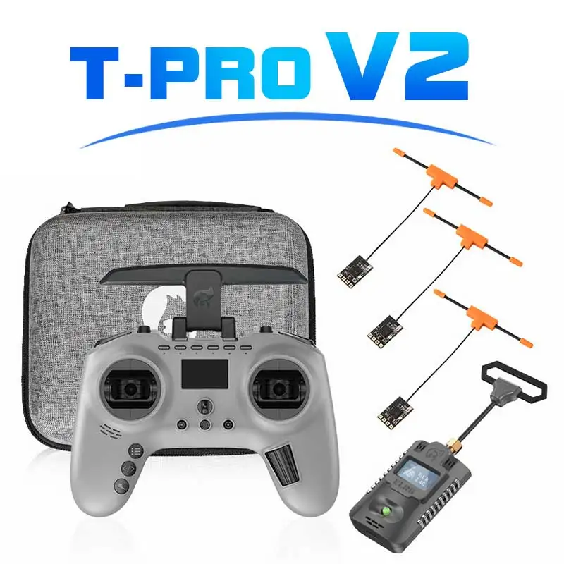 Jumper T-Pro V2 JP4IN1 + AION ELRS OLED 500mW Module + 3x receivers
