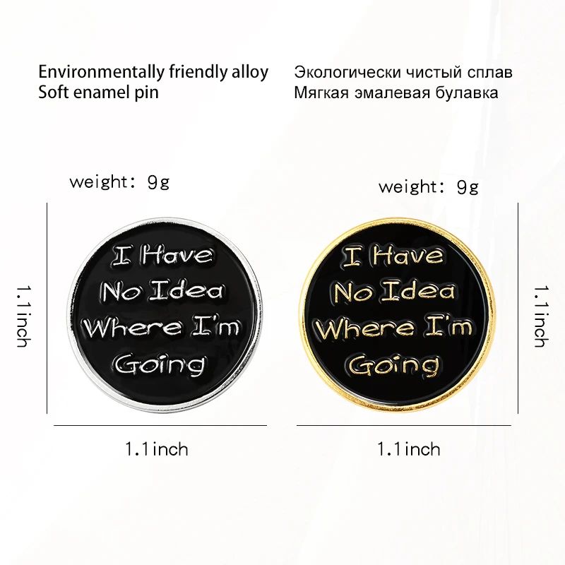 Черные круглые заколки на заказ для рубашек сумок лацканов пряжки ювелирные