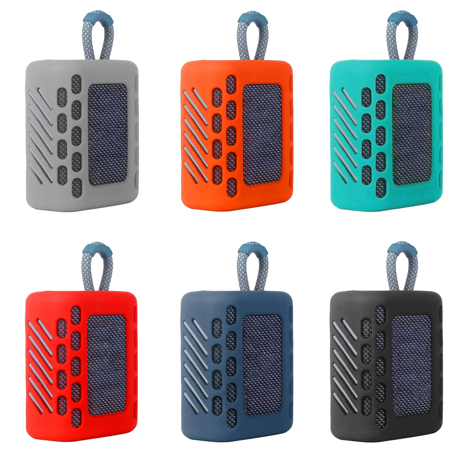 

Dust-proof Silicone Case Protective Cover Shell Anti-fall Speaker Case for JBL GO 3 GO3 BT Speaker Accessories