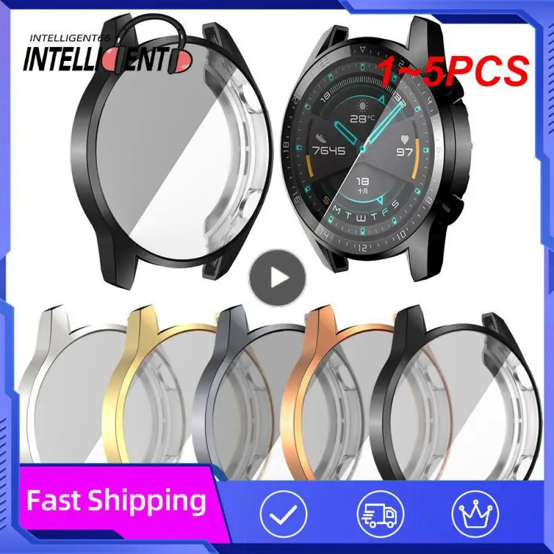 

1~5PCS Case for watch GT 2e GT 2 46mm band Watch GT 3 mm/GT2e/GT2 /GT3 All-Around Screen Protector cover bumper