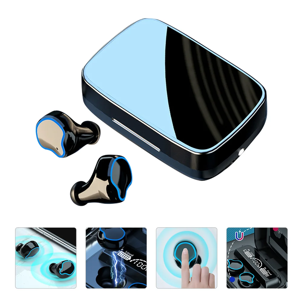 Беспроводные наушники-вкладыши гарнитура с сенсорным управлением невидимые