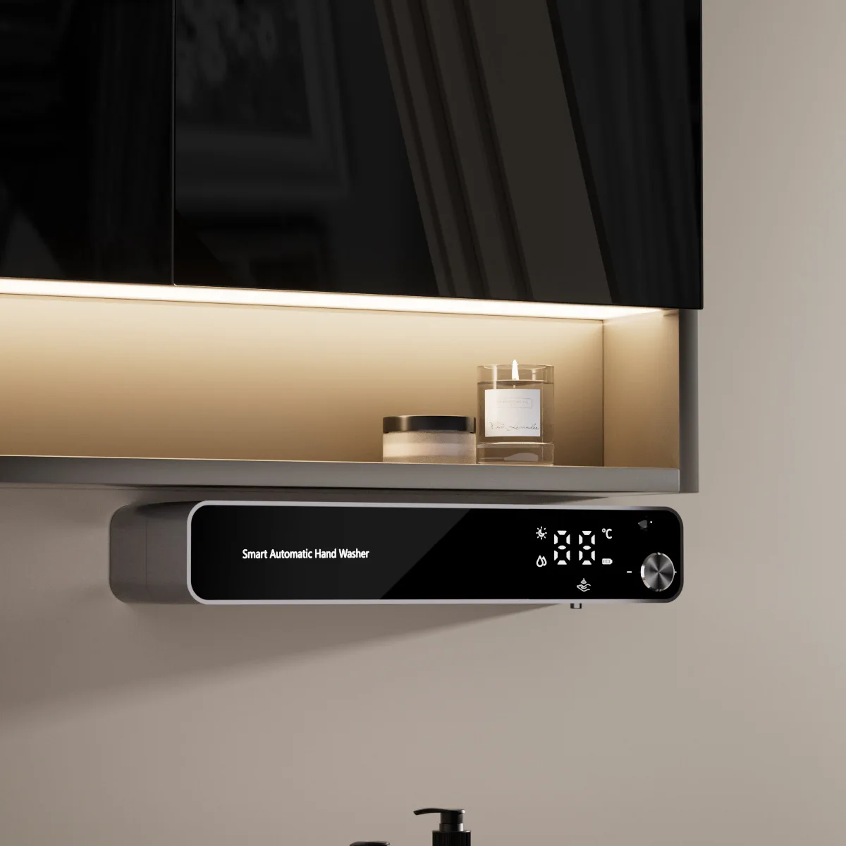 

Индукционный диспенсер для мыла с подсветкой