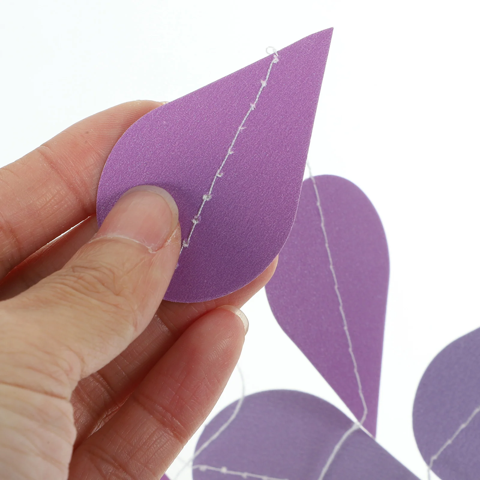 4-струнная капля дождя латте орнамент подвесная гирлянда макет для вечеринки