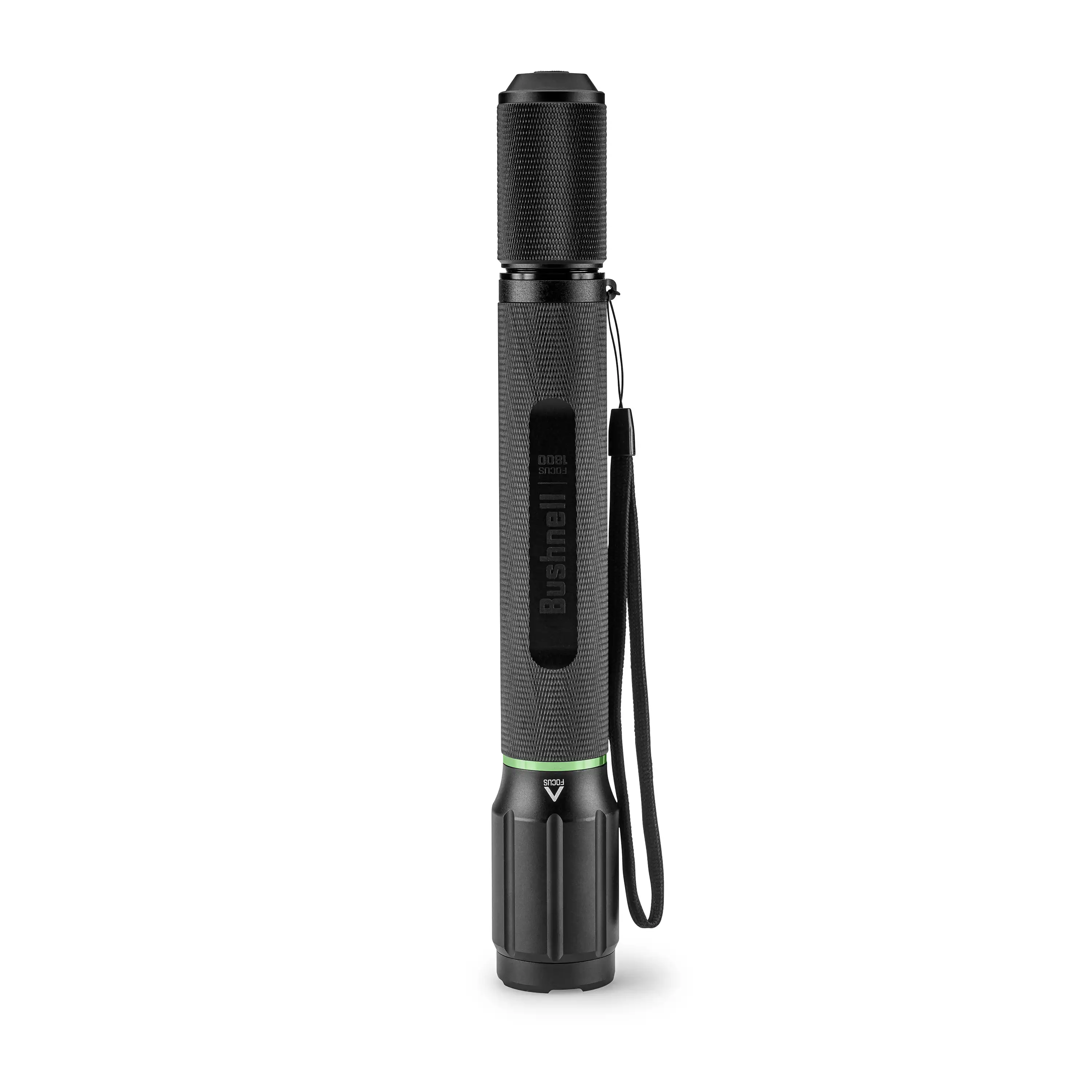 

1800 Lumen Rechargeable Focusing Flashlight - IPX8 Waterproof, Black & Green