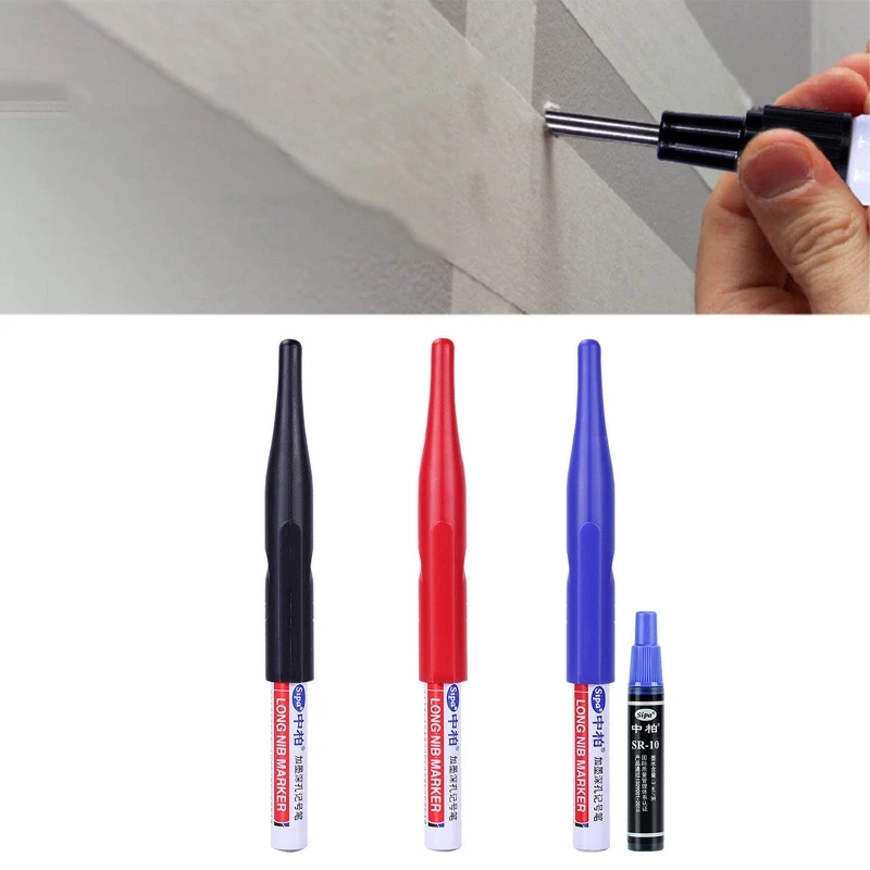 Многоразовая маркерная ручка с сверхдлинным наконечником 30 мм идеально подходит