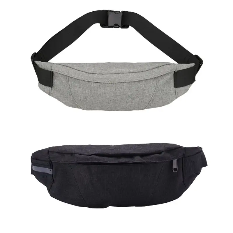 

Fanny Pack Men Waist Hip Belt Purse Phone Pocket Fanny Pack Travel Sport B E74B
