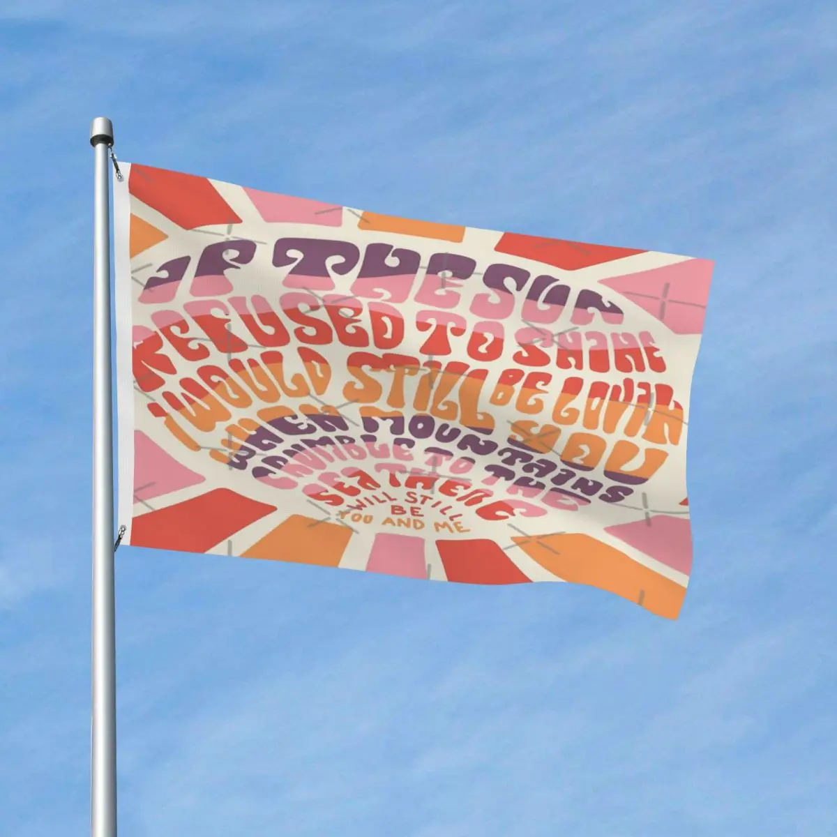 

If The Sun Refused To Shine Flag Decor Vintage With Metal Grommets Fade Resistant Drapey Bright