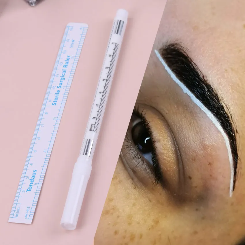 

1 Набор белых хирургических маркеров для бровей и кожи