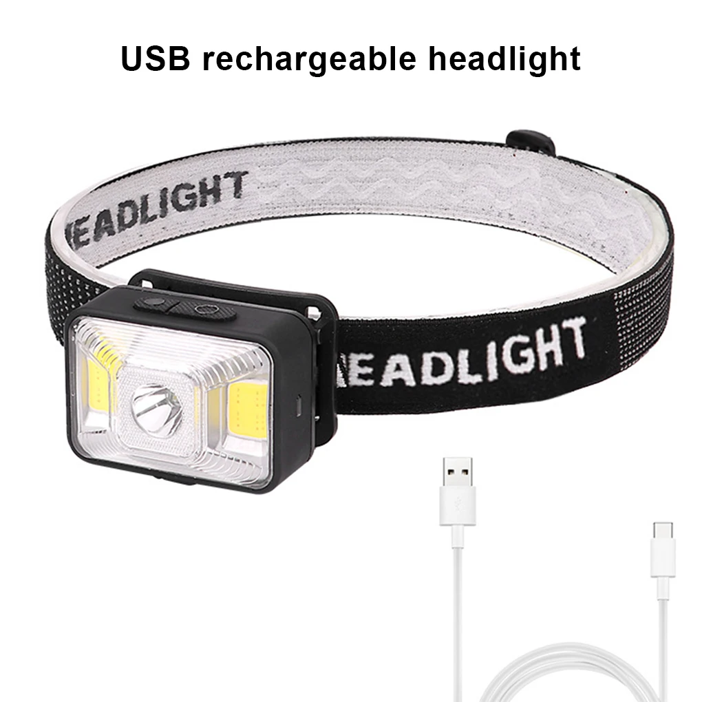 

Powerful Headlamp Rechargeable Headlight Running Rotary Climb Hunting