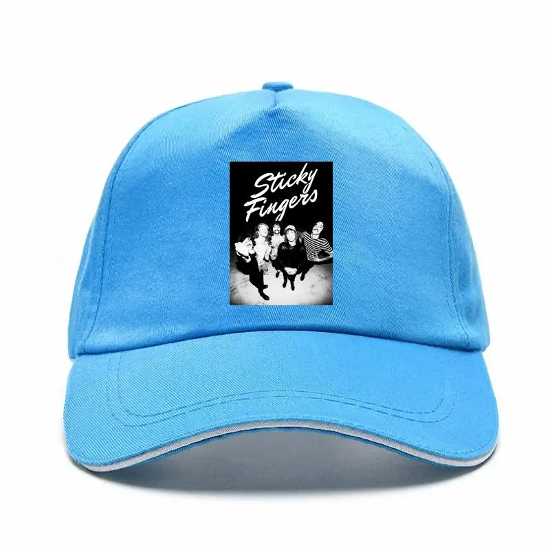 

Black Style Men'S Fashion Crew Neck Sticky Fingers Snapback Bill Hats 012286