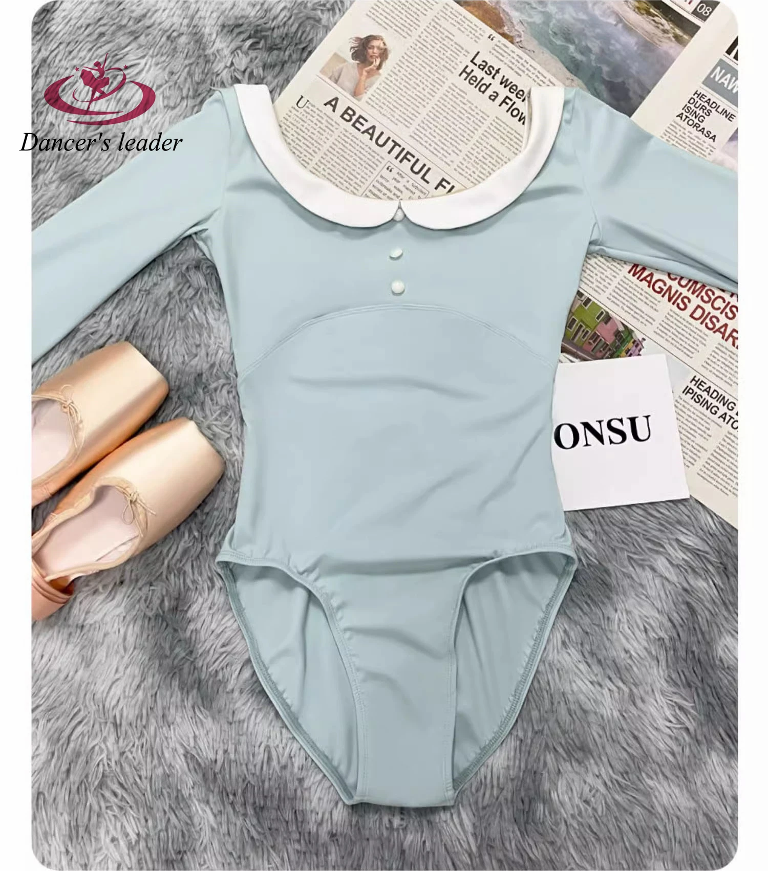 Балетный тренировочный костюм новый стиль с длинным и средним рукавом для