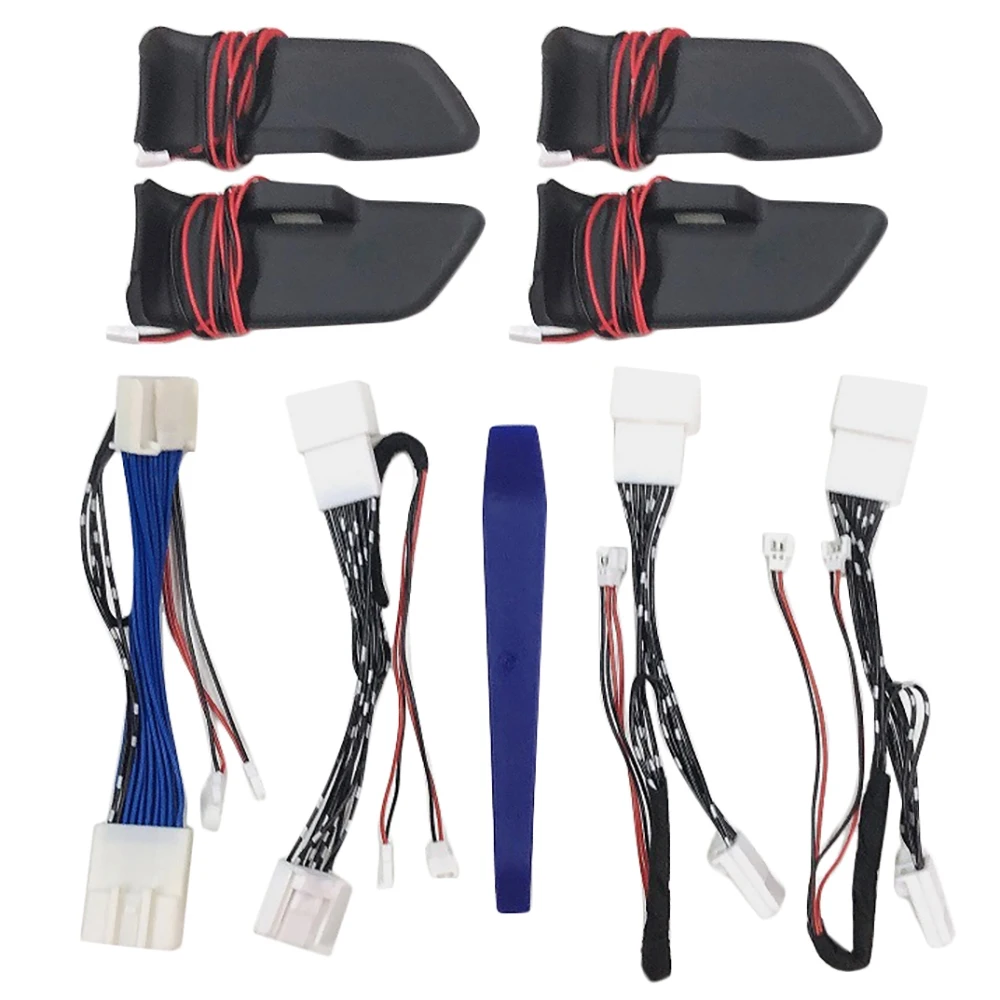 

Для Toyota Corolla 2020 2021, подлокотник для двери, атмосферсветильник свет, внутренняя светодиодный синяя дверная чаша, ручка, рамка, свет