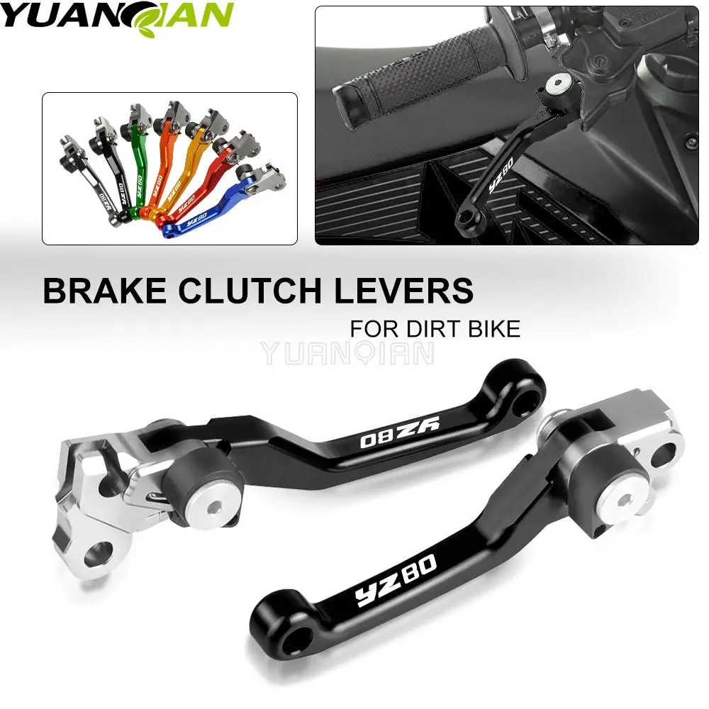 

For Yamaha YZ 80 Motorcycle Accessories Dirt Bike Pivot Brake Clutch Levers Cable Lever Handle YZ80 2001-2014 2013 2012 2011 10