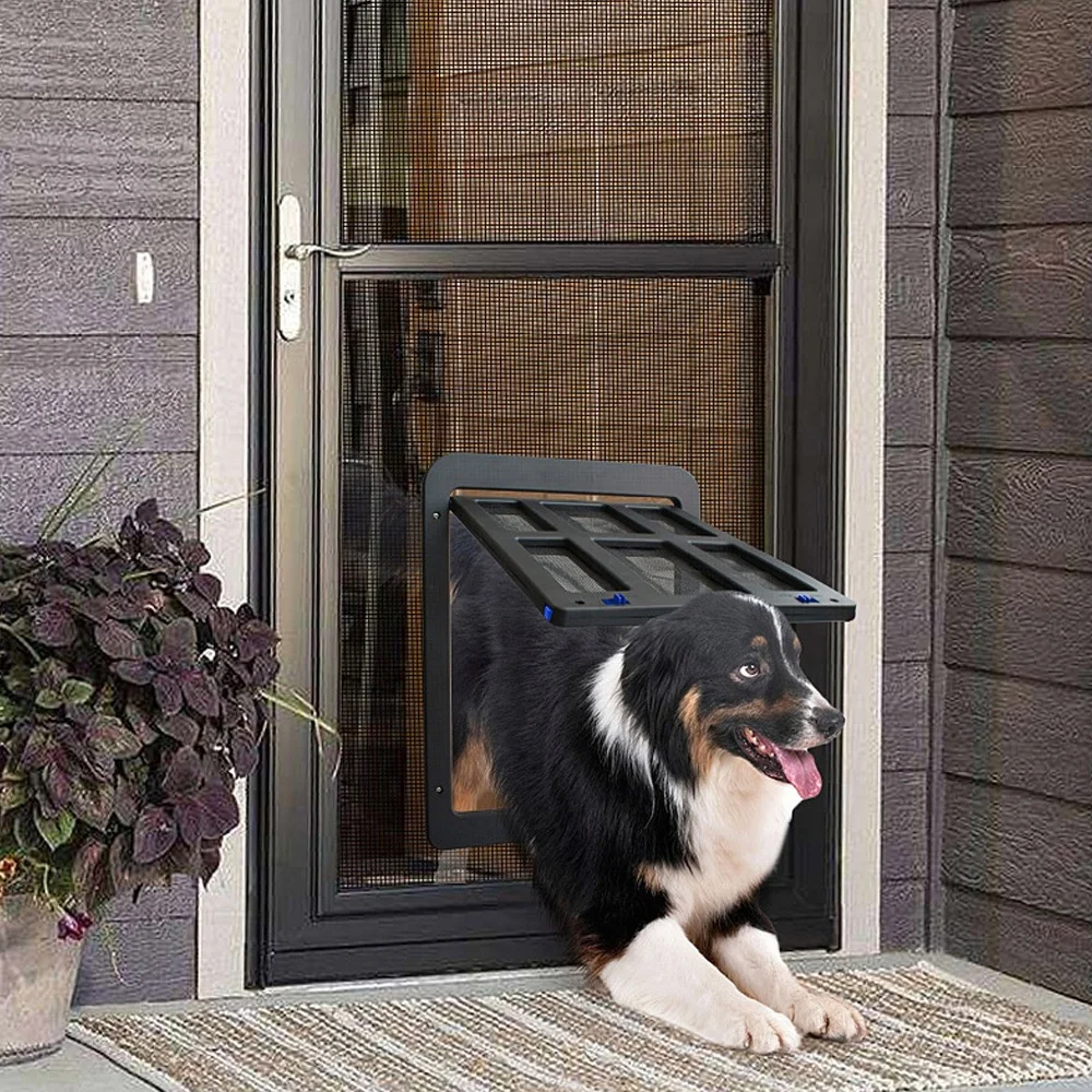 

Magnetic Screen Lockable Pet For Cats Dogs Self-closing Entrance Dog Double-sided Gate Door Adult Automatic