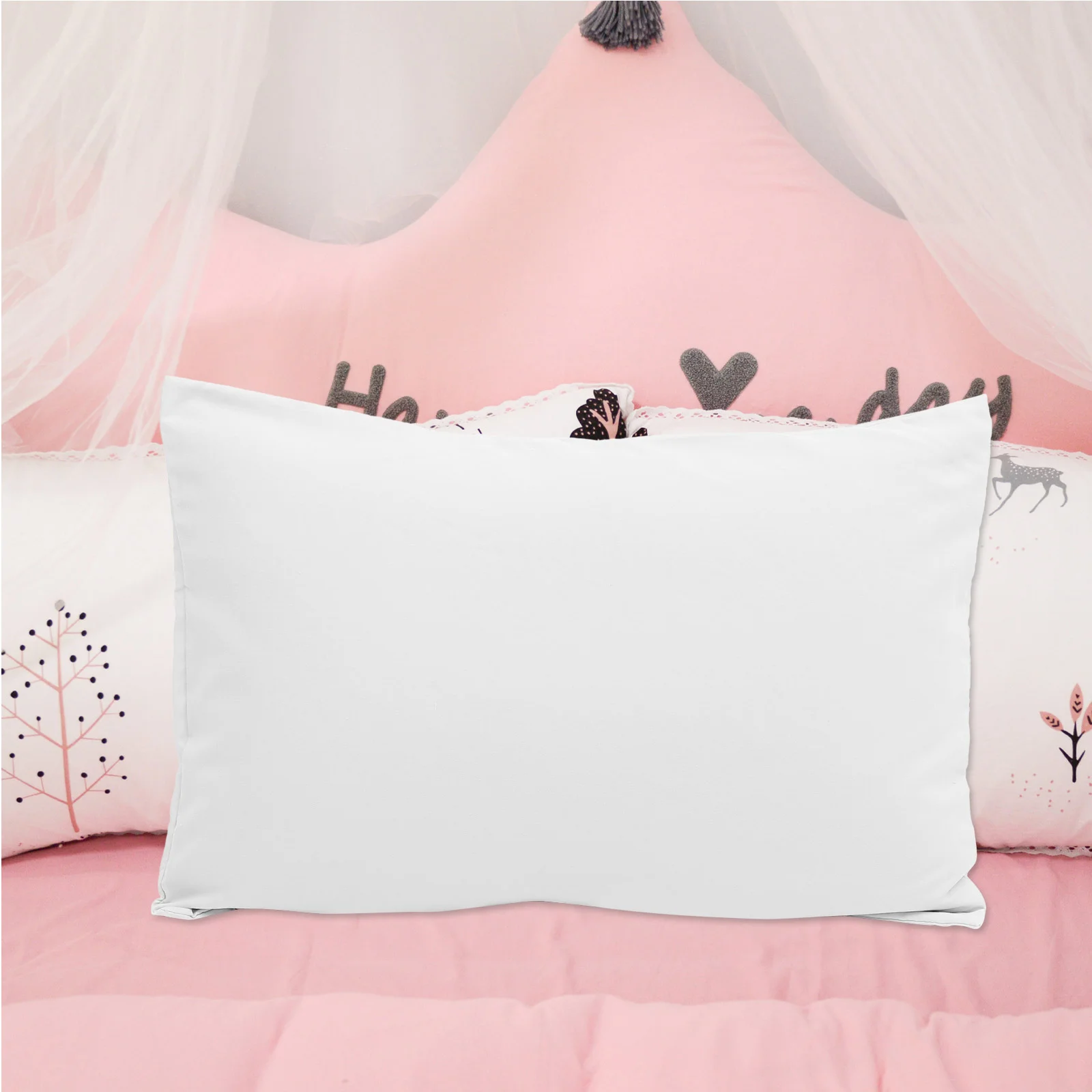 

Travel Size Pillow Cases Envelope Closure Toddler Pillowcase Kids Children Cover Baby