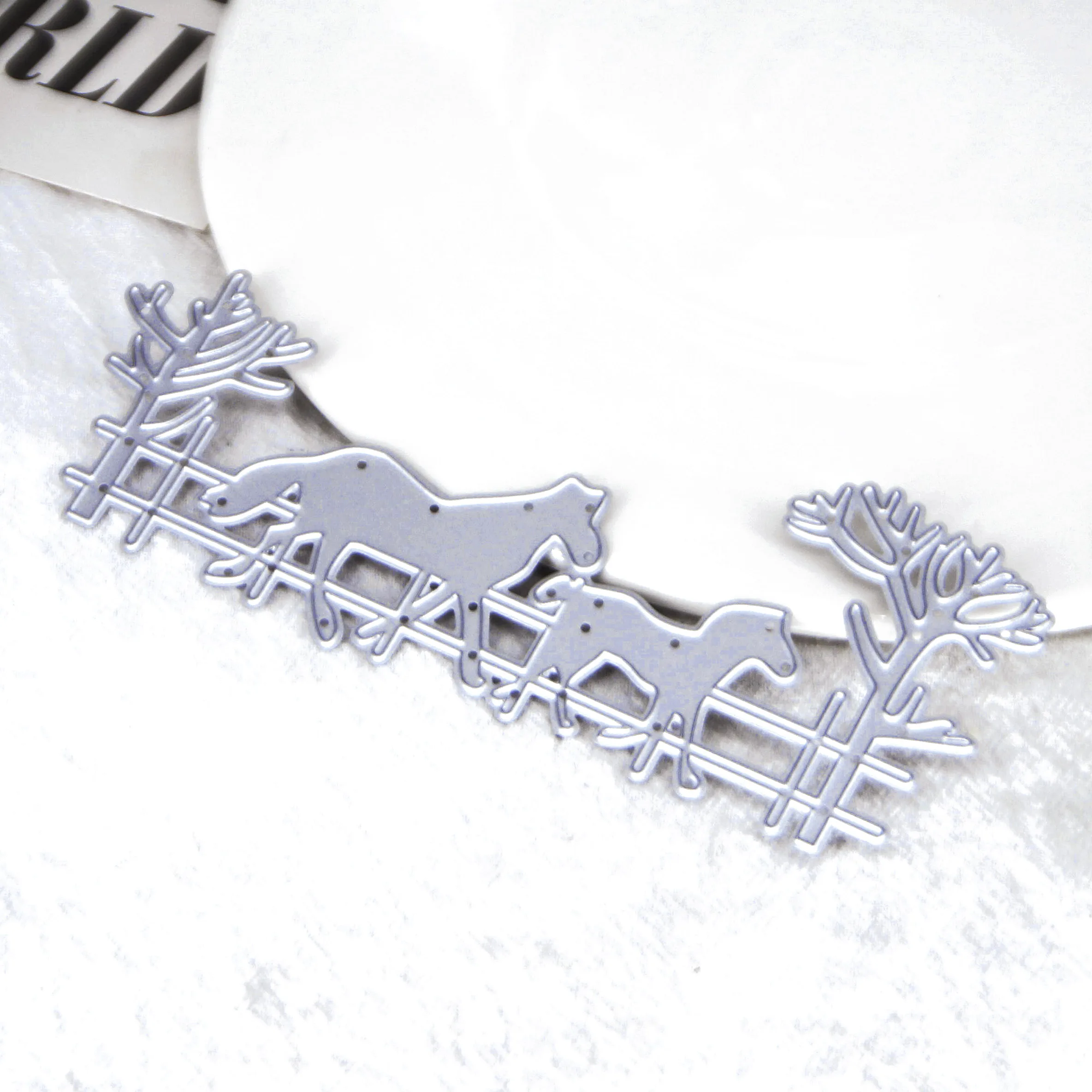 Металлические Вырубные штампы с изображением лошадей животных для сделай сам