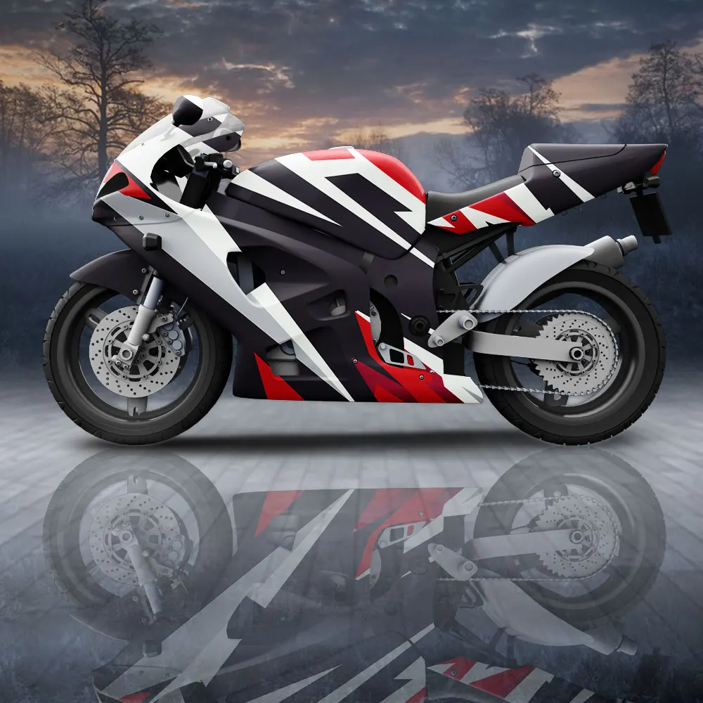 

Stitching Motorcycle Foil Door Side Decals Work With Any Motorcycle Vinyl Graphics Racing Custom Auto Parts Full Body Car Decals