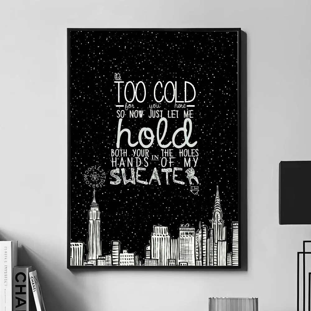 Постер на стену с изображением музыкальных альбомов свитеров домашний декор