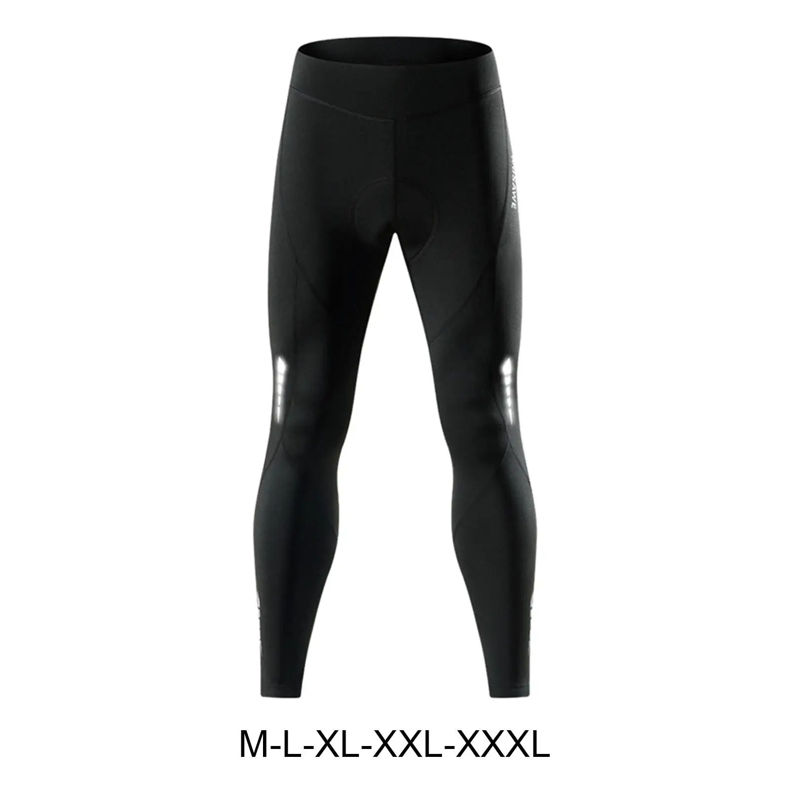 

Mens Cycling Pants Winter Riding Windproof Bike Sports Padded Tights MTB