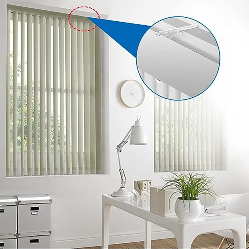 4 шт. венецианские вертикальные зажимы для позиционирования штор сменные