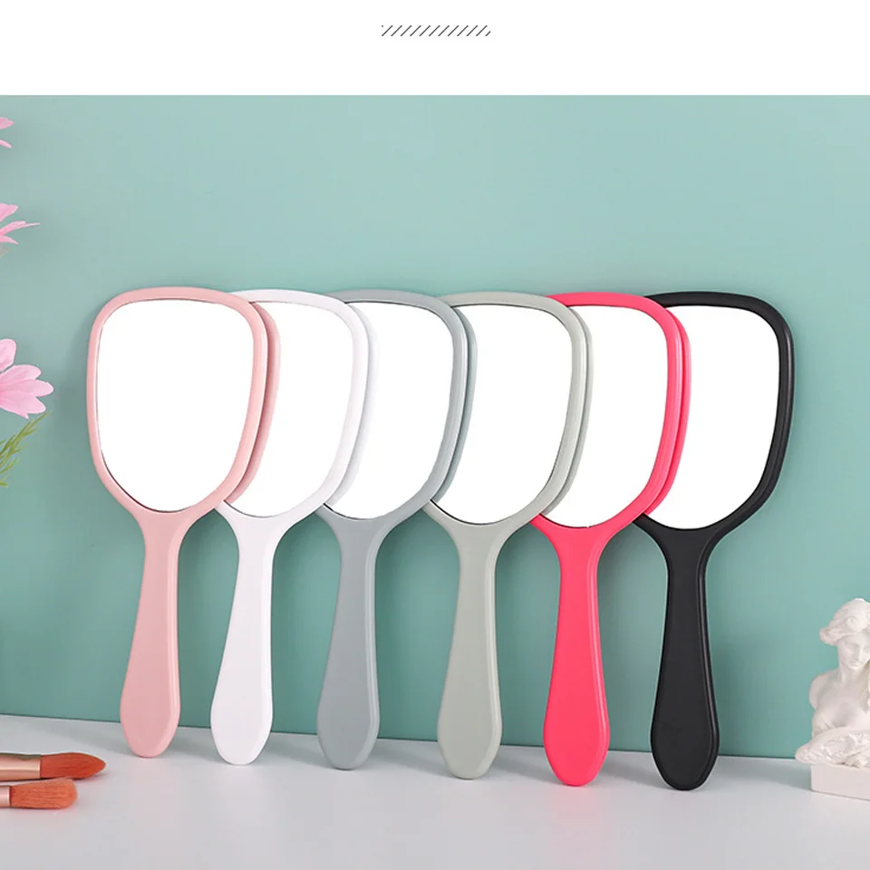 

Ручное косметическое зеркало с логотипом на заказ, зеркало для макияжа с ручкой, ручное зеркало, компактные зеркала для спа-салона, косметич...