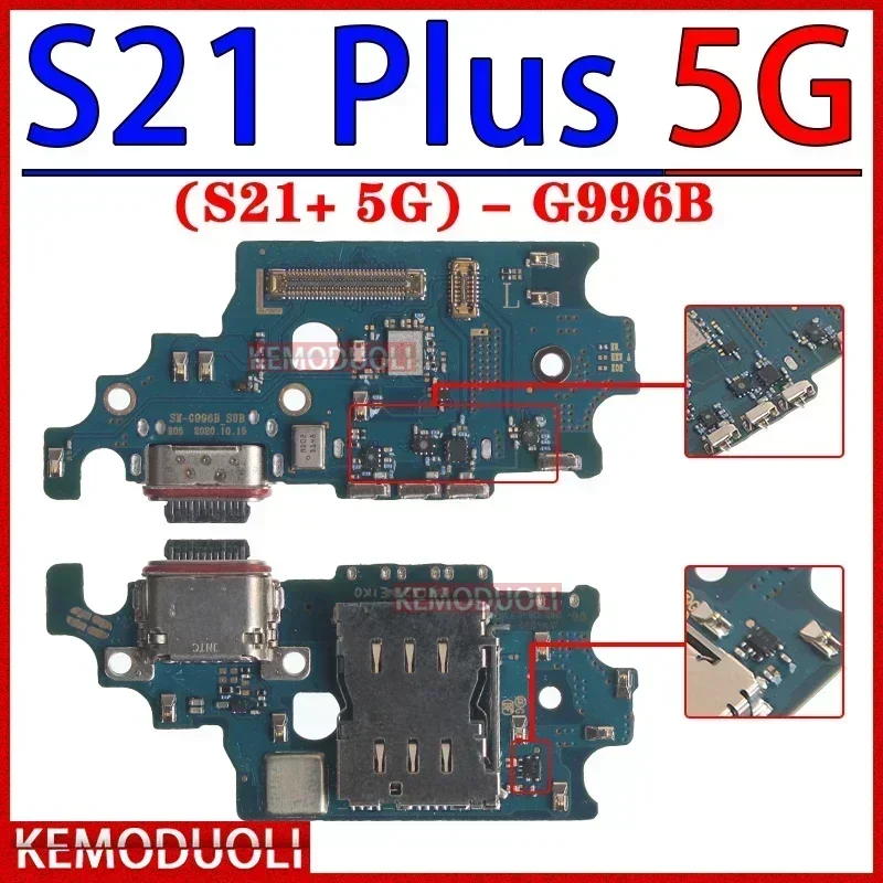 Фото USB-док-станция для зарядного устройства для Samsung Galaxy S21 S22 Fe Plus Ultra G911 G996 G998 G990 S901 S906 S908 B U N 0 Модуль зарядной платы №5