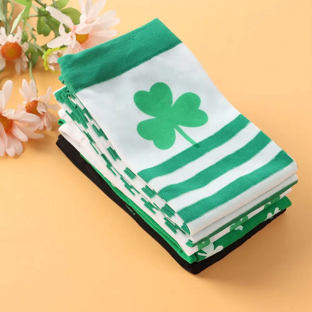 

Носки-чулки выше колена в стиле клевера