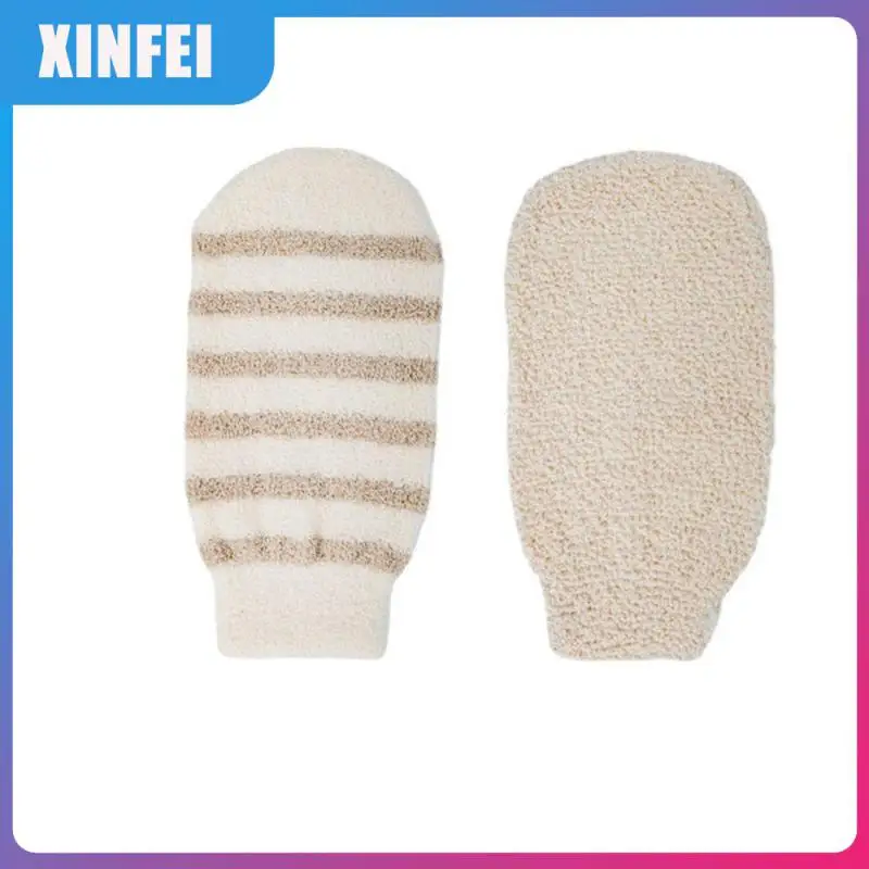 

Spa Foam Body Massage Bathing Gloves Double-sided Dead Skin Remover Mud Rubbing Gloves Natural Bamboo Fiber Exfoliating