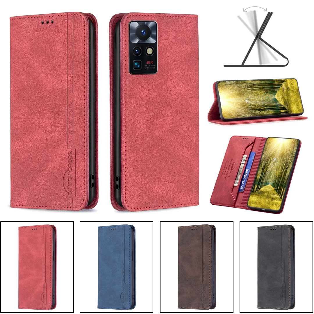 Магнитный кожаный флип-кошелек для infinix X6811B ZERO X PRO X6811 HOT11S чехол/X6812B NEO