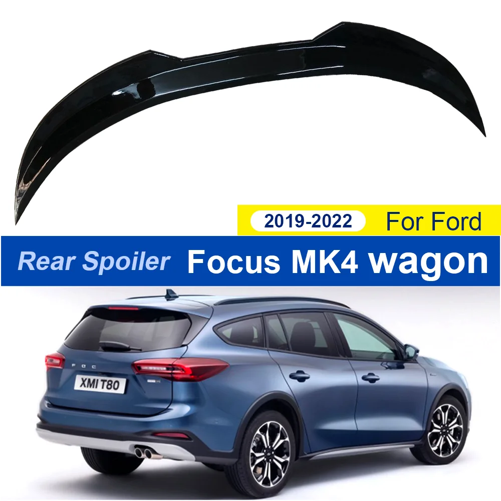 Spoiler For Ford Focus MK4 Wagon Hatchback Rear Extension Wing Tail Cap Trim Car Accessories 2019 2020 2021 2022