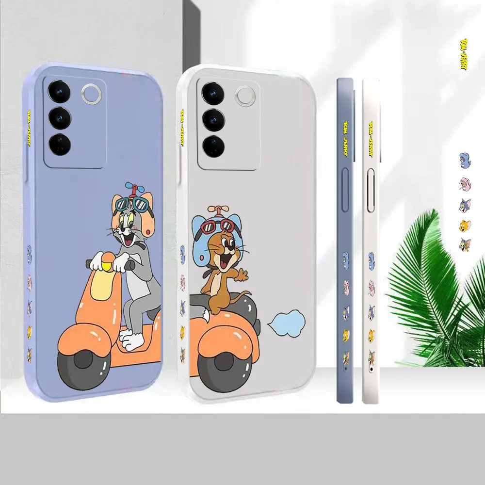 

Case For VIVO S16 S16E S15 S15E S12 S10 S10E S9 S9E S7 S6 S5 V23 V21 V20 V15 V23E S7T Pro Funny Tom And Jerry Cover Fundas Cqoue