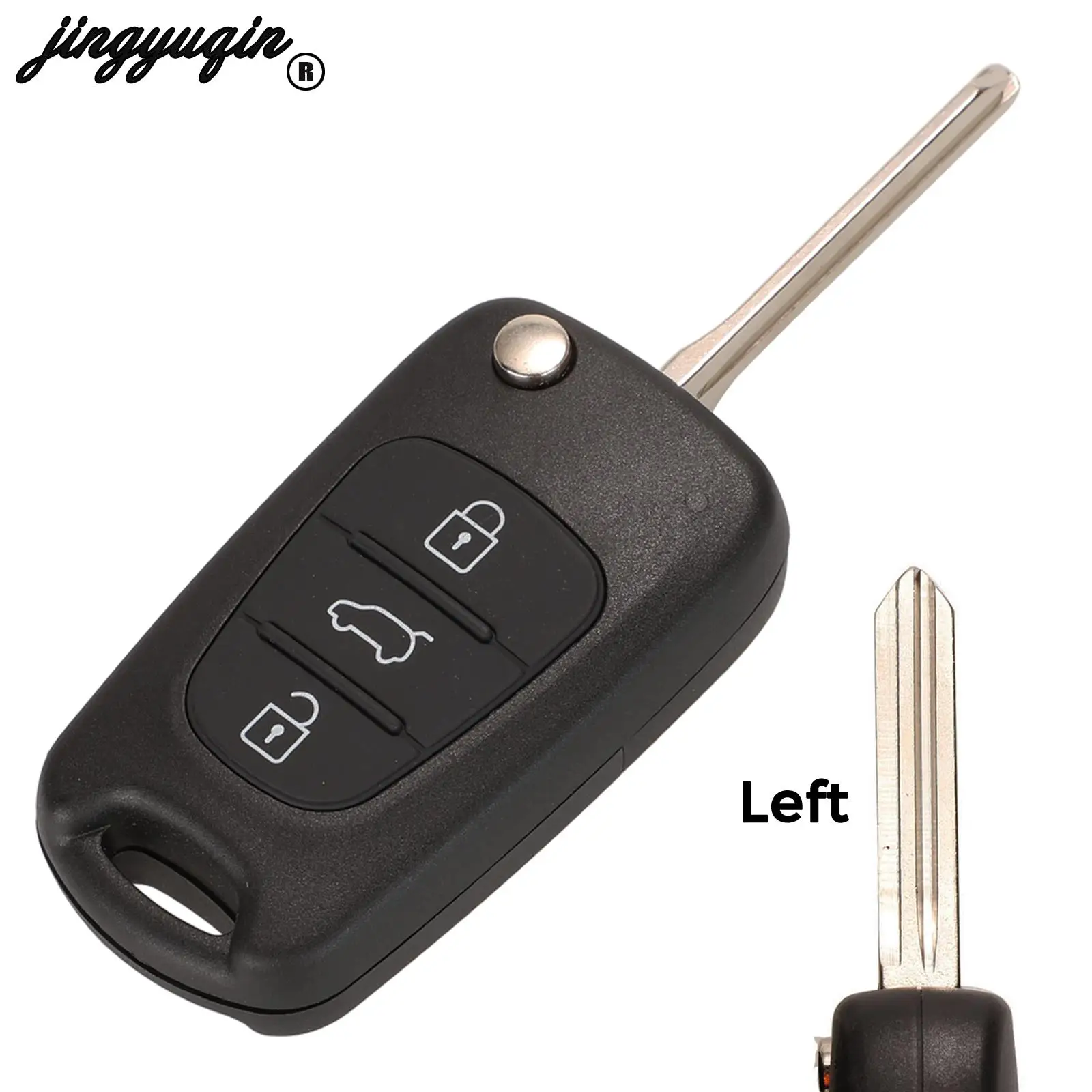 Откидной складной Автомобильный ключ jingyuqin 10p 3B для Kia Rio 3 Picanto Ceed Cerato Sportage K2 K3 K5 Hyundai