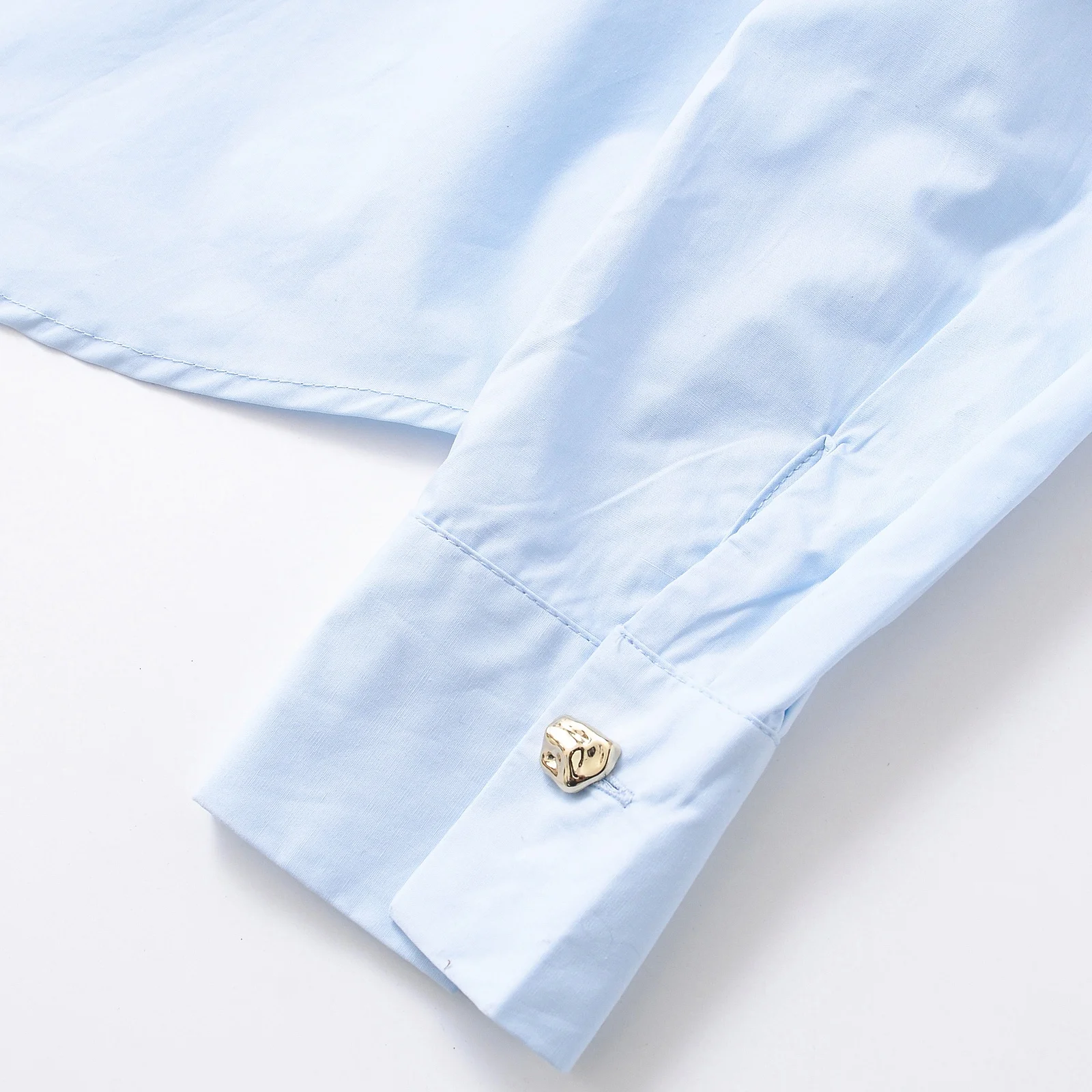 Myst &amp Za 2022 новая летняя рубашка воротник-поло украшение на пуговицах