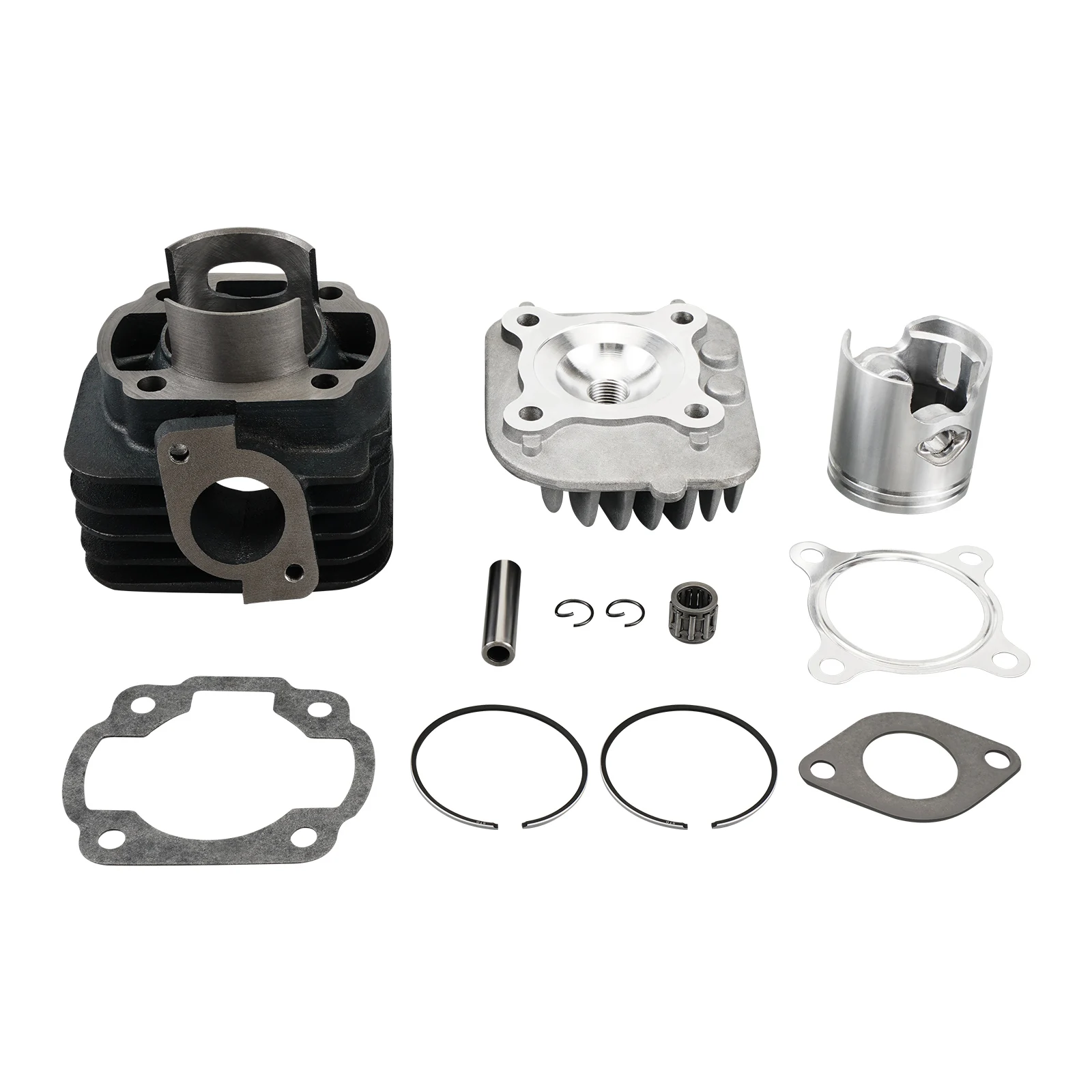 

70cc 2-Stroke Big Bore Head Kit For Scooters w/Jog Minarelli Yamaha Clone Motors Scooters 47mm Cylinder Big Bore Kit fit Roketa