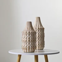 old fashioned prismatic creative ceramic vase home decoration accessories living room interior decor bedroom ornaments